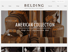 Tablet Screenshot of beldingusa.com